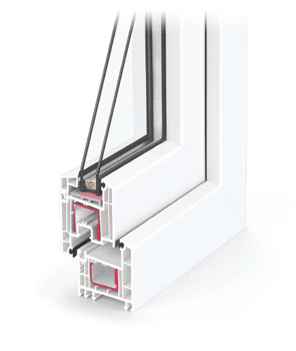 Rehau Euro-Design 70 műanyag ablak